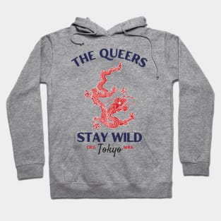 the queers red dragon Hoodie